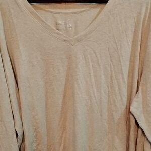 Terra & Sky Women's Long Sleeve Tee - Tan
